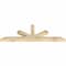 Ekena Millwork Saratoga Rough Sawn Timber Gable Bracket, Douglas Fir, 72"W x 24"H x 4"D x 4"F, 8/12 Pitch GBW072X24X0404SAR00RDF - alternate 5